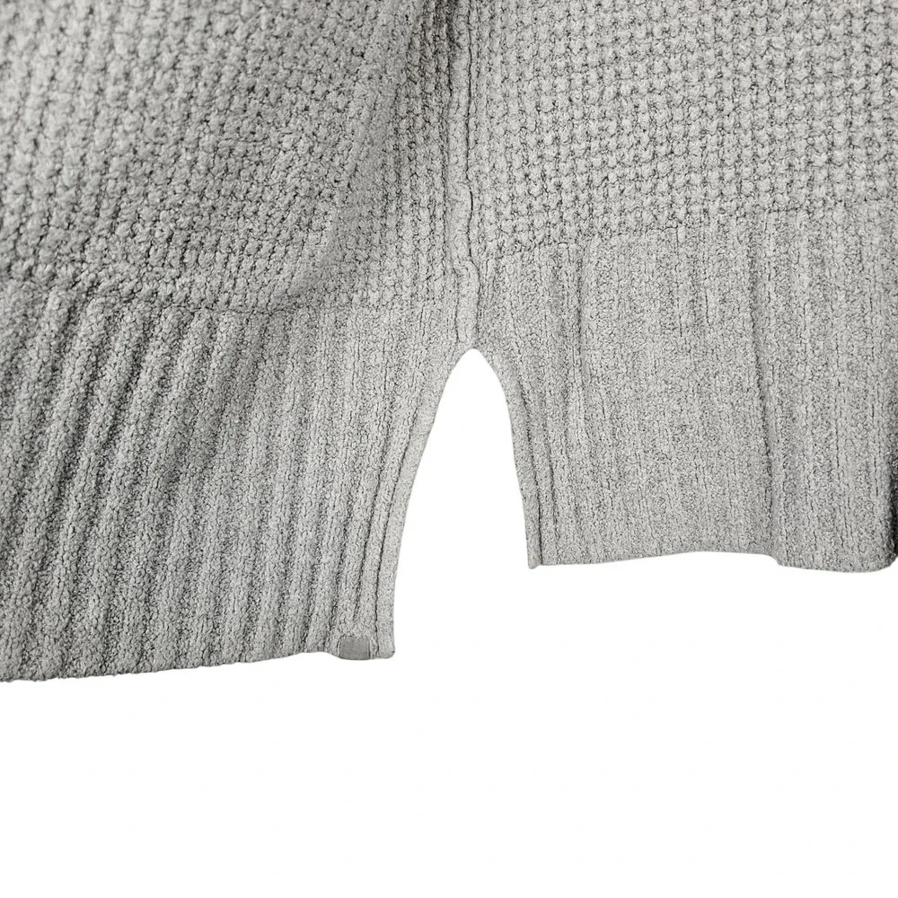 Barefoot Dreams CozyChic Lite Gray Open Front Cardigan Sweater‎